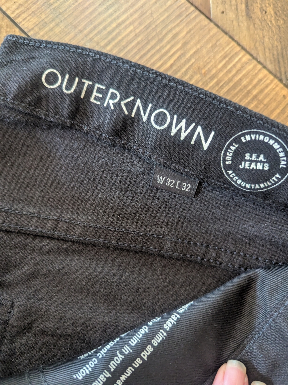 Outerknown Men's Black Jeans - Picture 2 of 2
